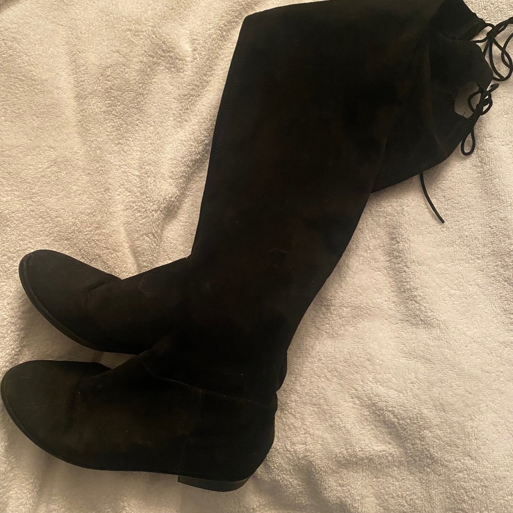 Call it Spring Black Over the Knee Boot size 7